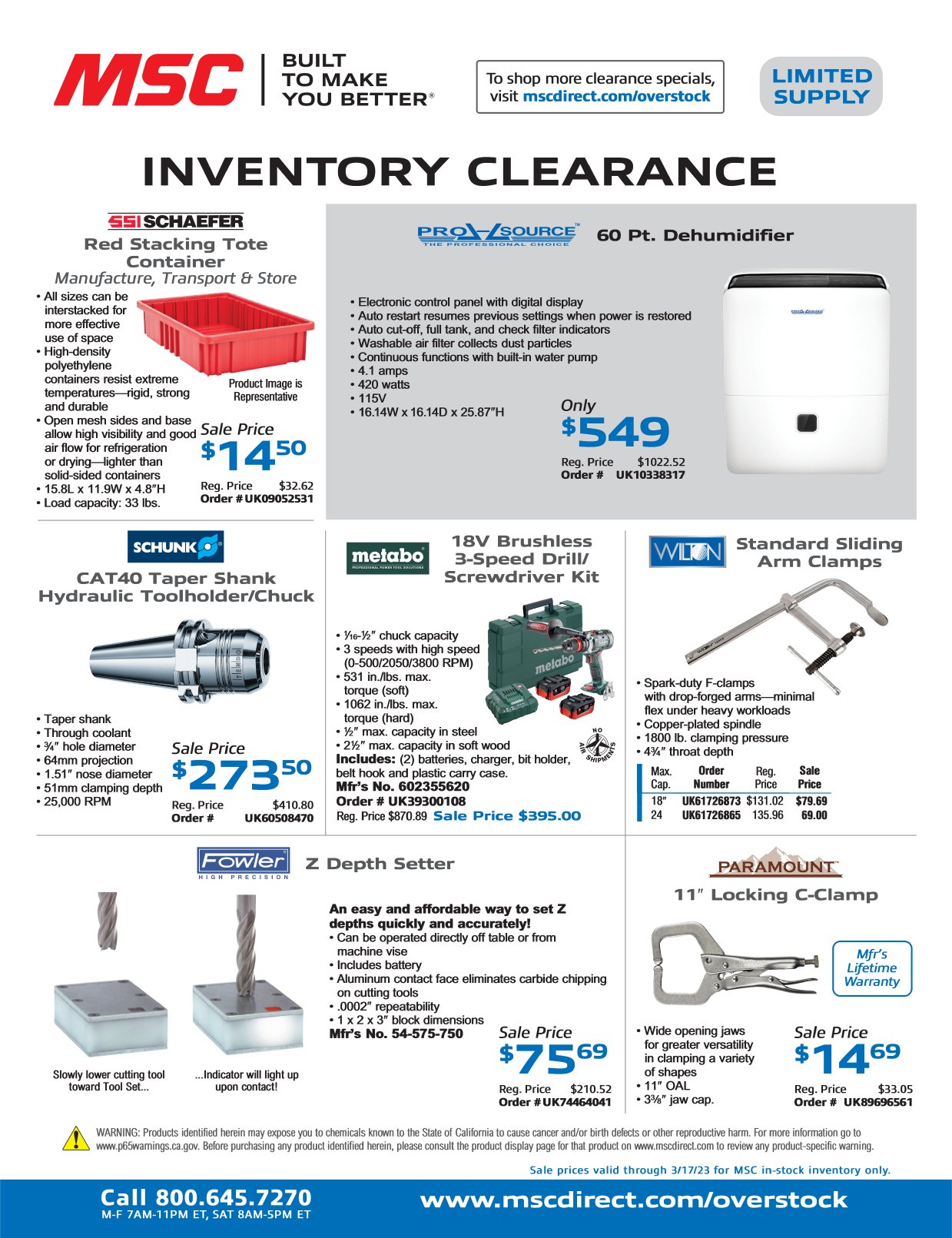 CLEARANCE - Page 1 